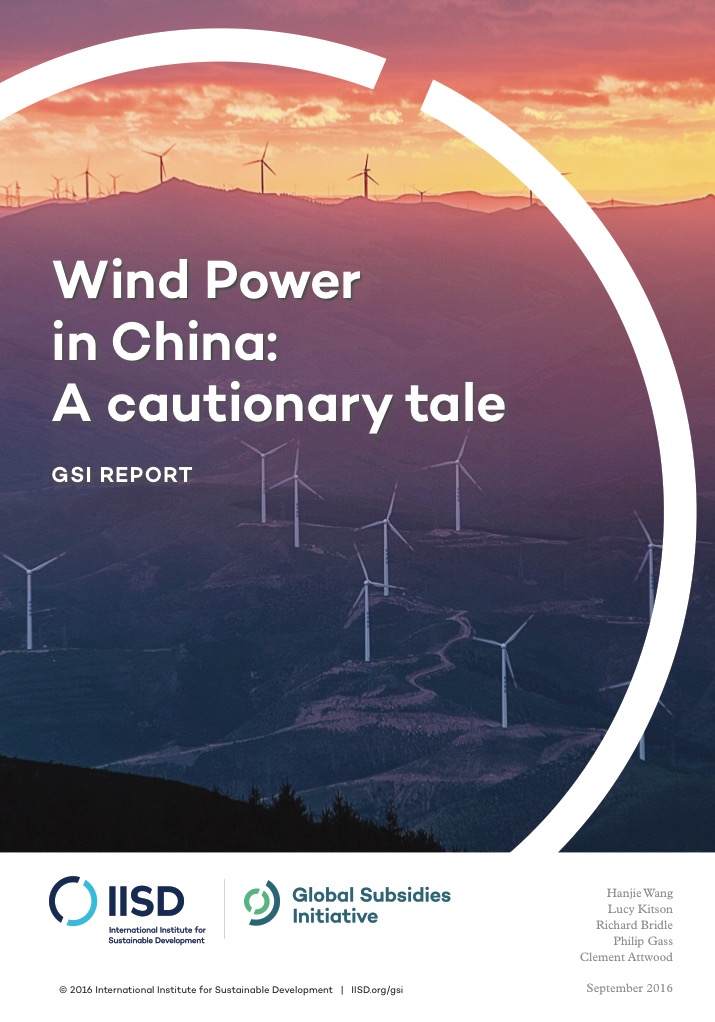 Wind power in China: a cautionary tale